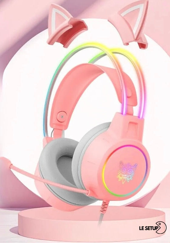 Casque Chat RGB filaire