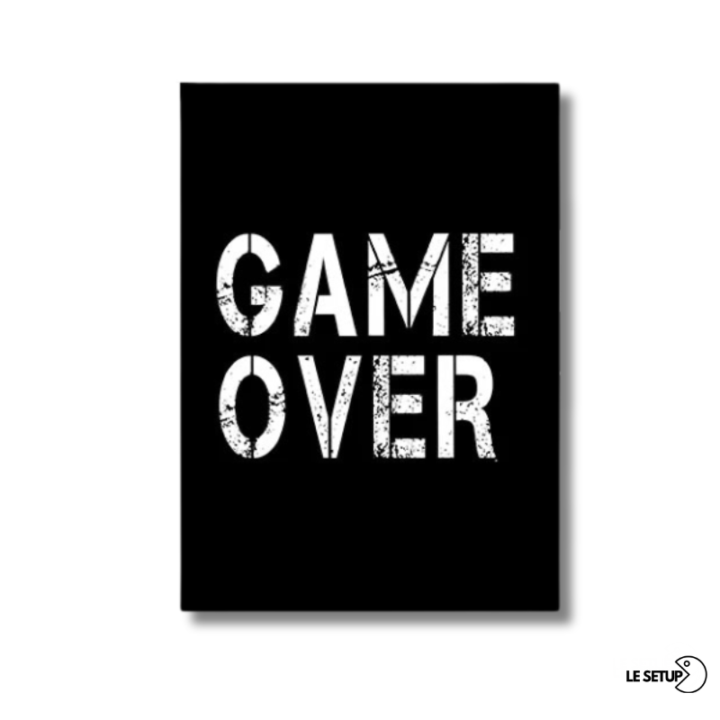 Affiche GameOVER